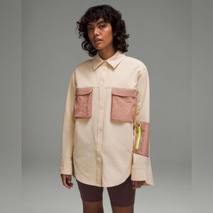 Lululemon Grid Fleece Hiking Overshirt Size 8